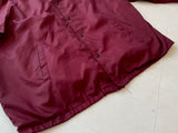 90s ATHLETIC Works Coach Jacket 3XL Burgundy