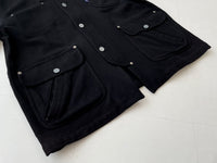 90s CalvinKlein Wool Choir Jacket L Black