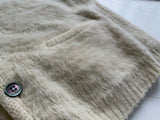 60s Vintage ARROW Mohair Cardigan Beige L