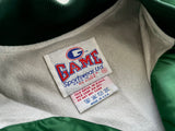 90s GAME Satin Varsity jacket XXL Green