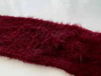 60s Vintage PURITAN Mohair Sweater Burgundy