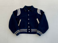 60s Vintage Varsity Jacket Navy