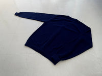 80s Vintage The Fox Sweater Cardigan L Tall DeepNavy