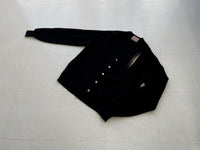 50s Pebble Beach Wool Cardigan 46 Black