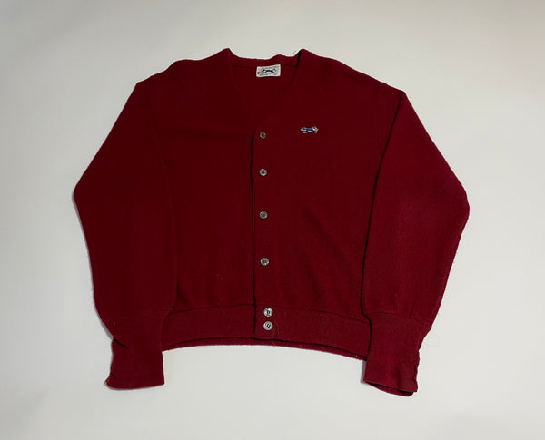 80s vintage The Fox Sweater Burgundy XL