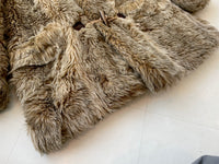 70s LAKELAND Fur Coat 38