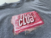 Vintage90s FIGHTCLUB Deadstock “Soap” T-shirt L Gray