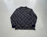 90s Polo RalphLauren L/S Polo Shirt XL Navy