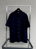 90s Vintage RalphLauren CALDWELL OpenCollar Shirt L Navy