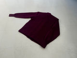 80s SKOOKUM Hunting Cardigan 36 Burgundy