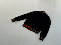 60s Vintage Varsity jacket Reversible Black&Orange 34