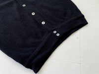 70s Vintage LordJeff Mohair Alpaca Cardigan XL Black