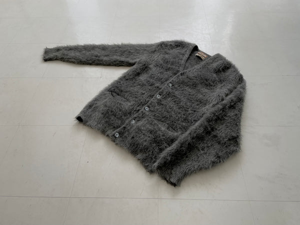 60s Brentwood Mohair Cardigan L SilverGray – NO BURCANCY