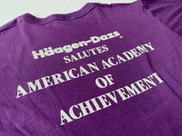 80s vintage Haagen dazs Tshirt purple L