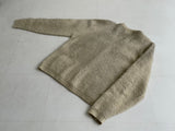 60s Vintage ARROW Mohair Cardigan Beige L