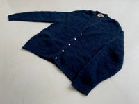 Fuzzy 50s Vintage Jersild Mohair Cardigan L Navy