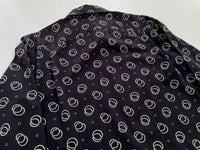 90s NOS Polo RalphLauren Circles Loop Shirt L Black