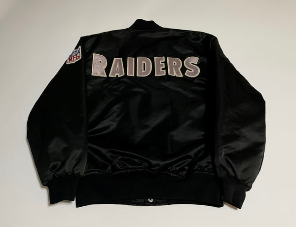 90s vintage RAIDERS STARTER varsity jacket M