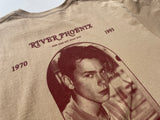 90s Vintage My Own Private Idaho”River Phoenix”T-shirt XL Sand