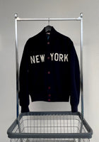 80s Empire NEWYORK Varsity Jacket M DeepNavy – NO BURCANCY