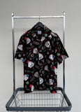 Vintage DAVID CAREY “Poker” Opencollar Shirt L