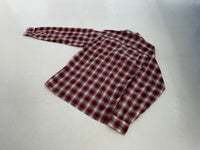 50s Vintage NASH’S ShadowPlaid Loop Shirt M Red