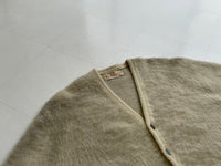 60s Vintage ARROW Mohair Cardigan Beige L