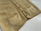 50s Mcgregor PowderSnow Mohair Cardigan M LemonYellow