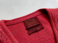 Rare Color 60s Sears Mohair Cardigan L Pink