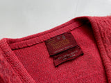 Rare Color 60s Sears Mohair Cardigan L Pink