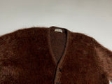 Very Fuzzy 50s vintage Drummond Mohair cardigan Brown M