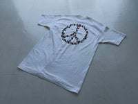 90s Vintage Deadstock Peace&Rose T-shirt XL White