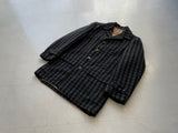 50s SportKing Ombré Wool Coat Black&Gray