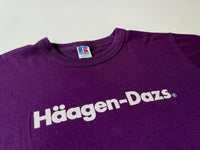 80s vintage Haagen dazs Tshirt purple L