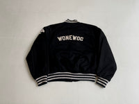 50s vintage TIMBERLINE varsity jacket black 46