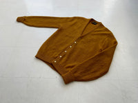 60s Vintage Drummond Mohair Cardigan L Mustard